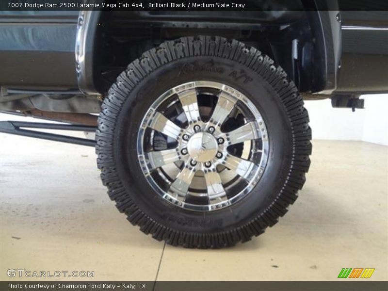 Brilliant Black / Medium Slate Gray 2007 Dodge Ram 2500 Laramie Mega Cab 4x4