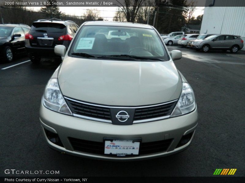 Sandstone Metallic / Beige 2008 Nissan Versa 1.8 SL Sedan