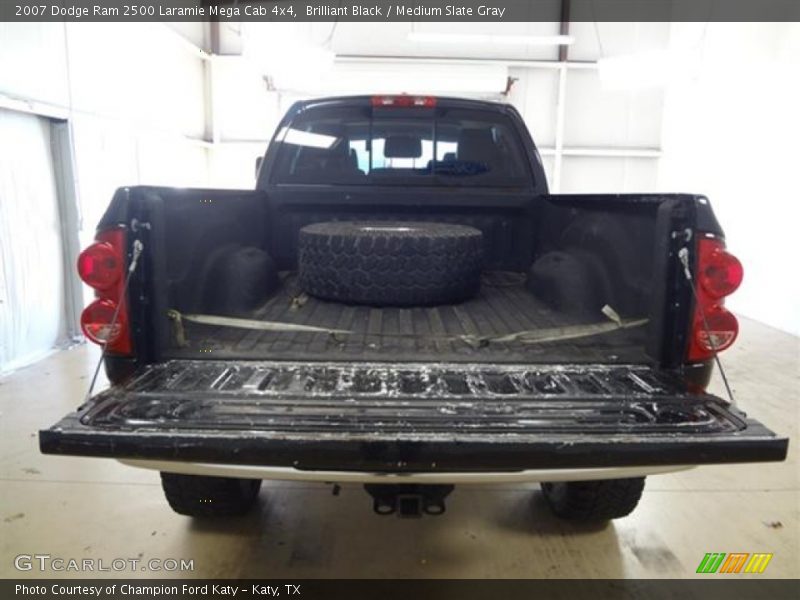 Brilliant Black / Medium Slate Gray 2007 Dodge Ram 2500 Laramie Mega Cab 4x4