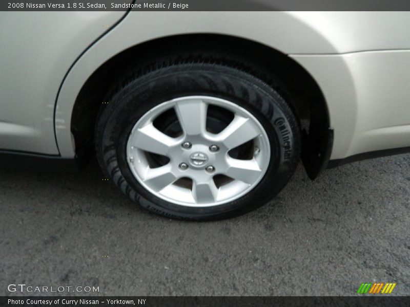 Sandstone Metallic / Beige 2008 Nissan Versa 1.8 SL Sedan