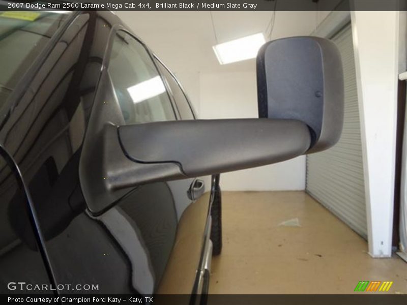Brilliant Black / Medium Slate Gray 2007 Dodge Ram 2500 Laramie Mega Cab 4x4