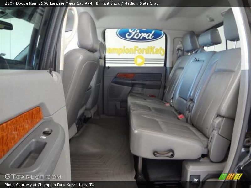 Brilliant Black / Medium Slate Gray 2007 Dodge Ram 2500 Laramie Mega Cab 4x4