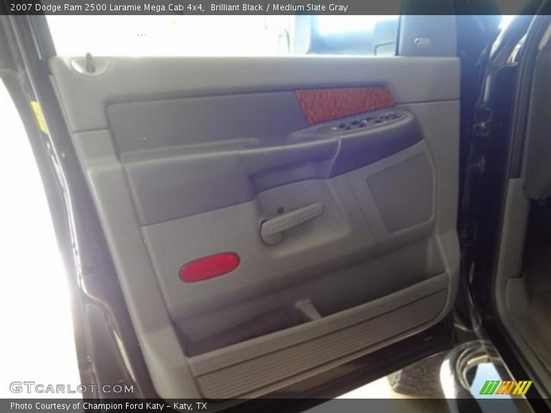 Brilliant Black / Medium Slate Gray 2007 Dodge Ram 2500 Laramie Mega Cab 4x4