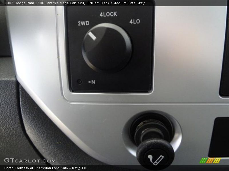 Brilliant Black / Medium Slate Gray 2007 Dodge Ram 2500 Laramie Mega Cab 4x4