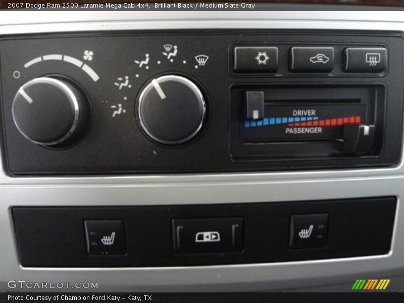 Brilliant Black / Medium Slate Gray 2007 Dodge Ram 2500 Laramie Mega Cab 4x4