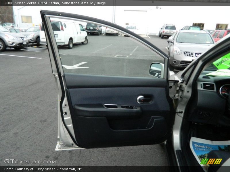 Sandstone Metallic / Beige 2008 Nissan Versa 1.8 SL Sedan