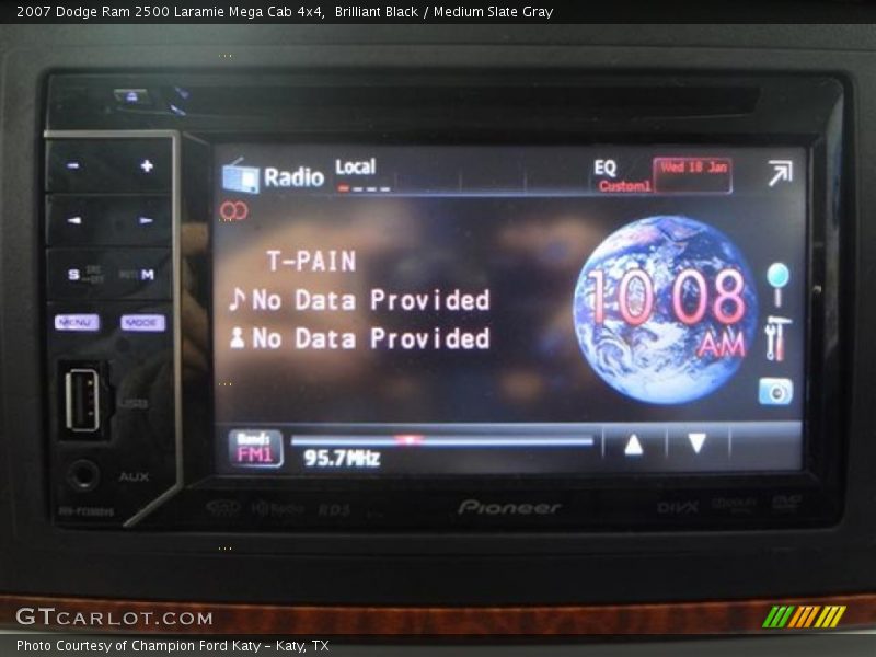 Brilliant Black / Medium Slate Gray 2007 Dodge Ram 2500 Laramie Mega Cab 4x4