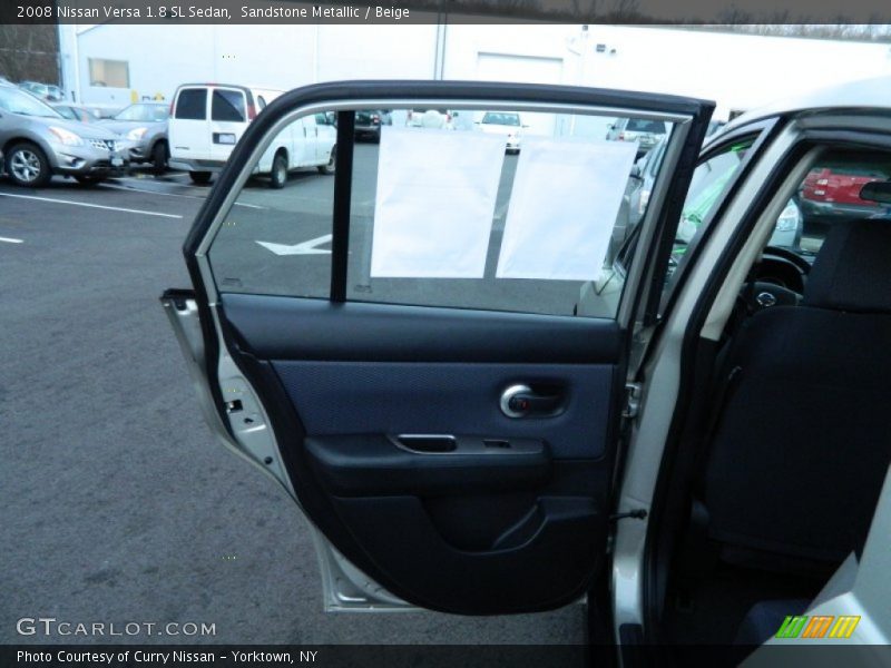Sandstone Metallic / Beige 2008 Nissan Versa 1.8 SL Sedan