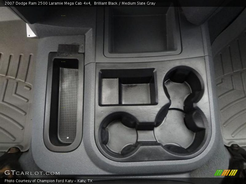 Brilliant Black / Medium Slate Gray 2007 Dodge Ram 2500 Laramie Mega Cab 4x4