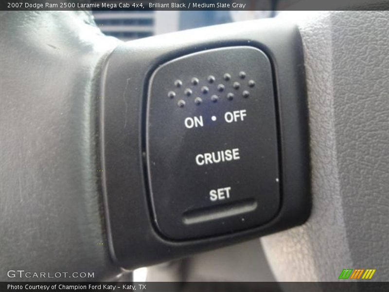Brilliant Black / Medium Slate Gray 2007 Dodge Ram 2500 Laramie Mega Cab 4x4