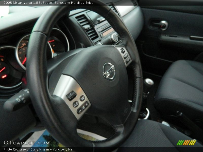 Sandstone Metallic / Beige 2008 Nissan Versa 1.8 SL Sedan