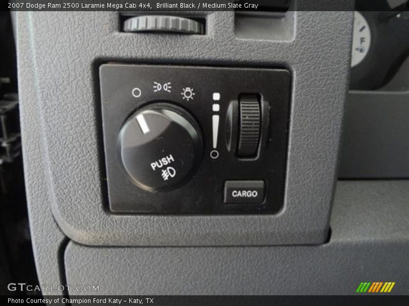 Brilliant Black / Medium Slate Gray 2007 Dodge Ram 2500 Laramie Mega Cab 4x4