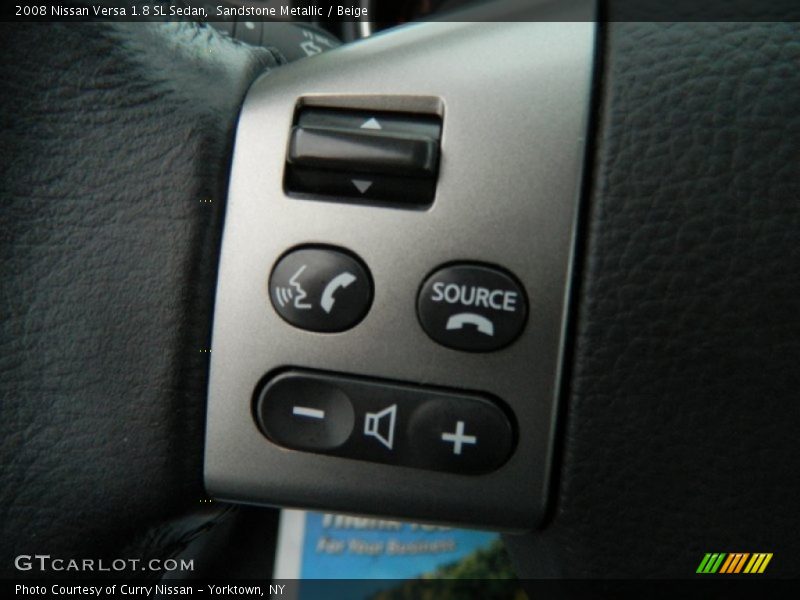 Sandstone Metallic / Beige 2008 Nissan Versa 1.8 SL Sedan