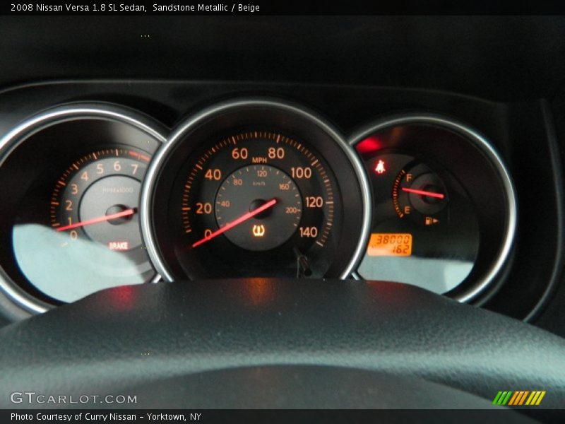 Sandstone Metallic / Beige 2008 Nissan Versa 1.8 SL Sedan