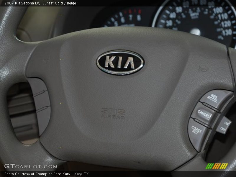 Sunset Gold / Beige 2007 Kia Sedona LX