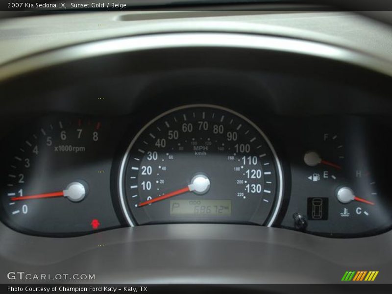 Sunset Gold / Beige 2007 Kia Sedona LX