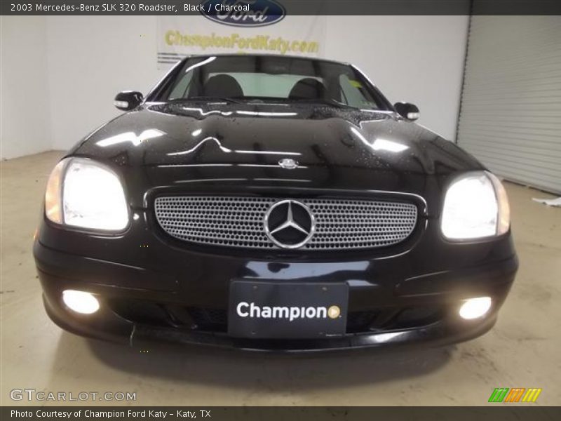 Black / Charcoal 2003 Mercedes-Benz SLK 320 Roadster