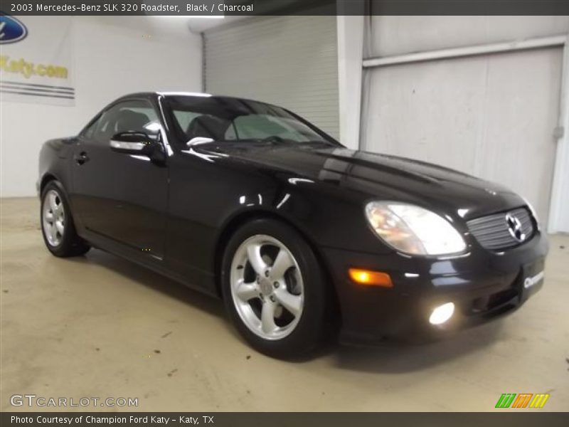 Black / Charcoal 2003 Mercedes-Benz SLK 320 Roadster
