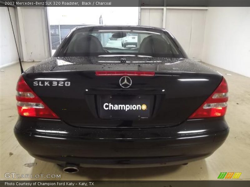 Black / Charcoal 2003 Mercedes-Benz SLK 320 Roadster