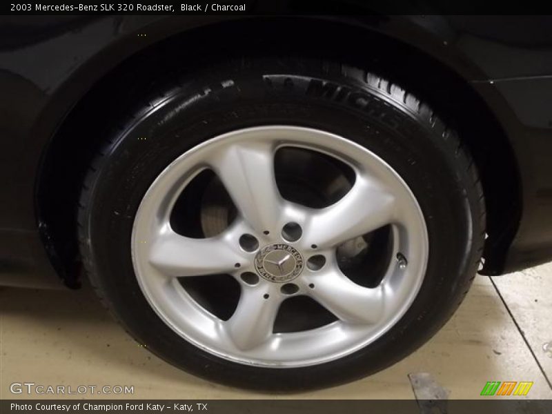 Black / Charcoal 2003 Mercedes-Benz SLK 320 Roadster