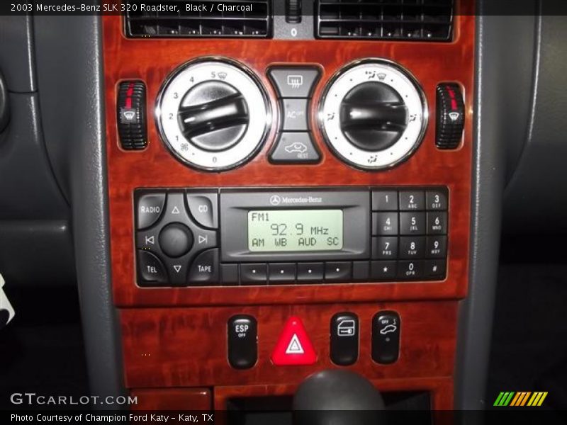 Black / Charcoal 2003 Mercedes-Benz SLK 320 Roadster