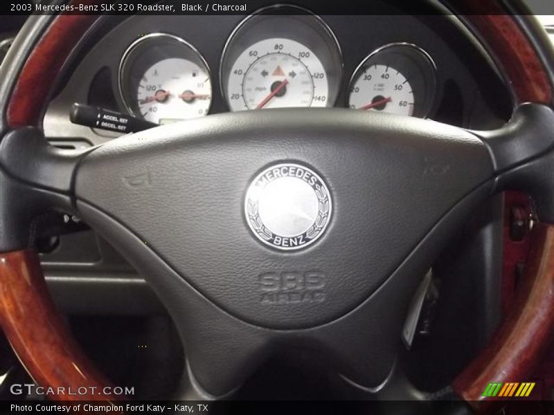 Black / Charcoal 2003 Mercedes-Benz SLK 320 Roadster