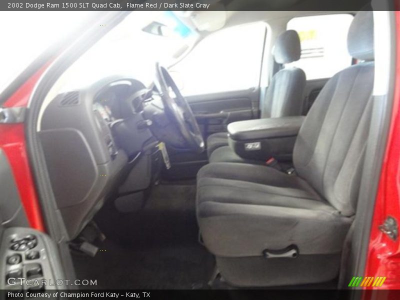 Flame Red / Dark Slate Gray 2002 Dodge Ram 1500 SLT Quad Cab