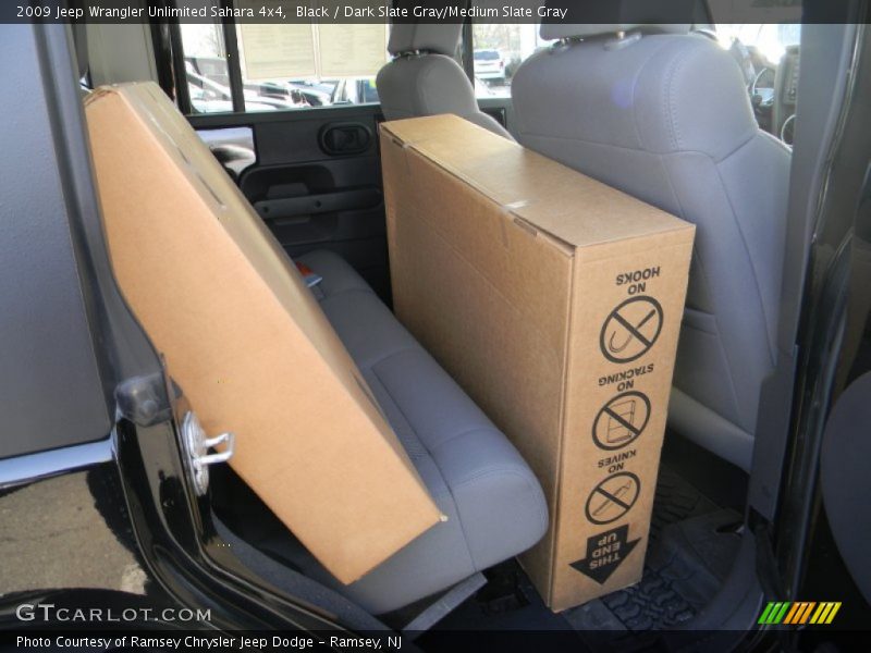 Black / Dark Slate Gray/Medium Slate Gray 2009 Jeep Wrangler Unlimited Sahara 4x4