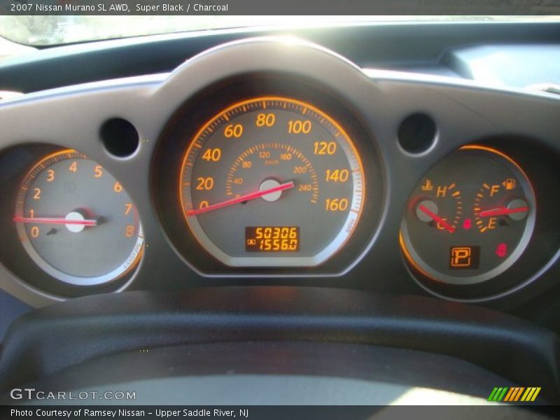 Super Black / Charcoal 2007 Nissan Murano SL AWD