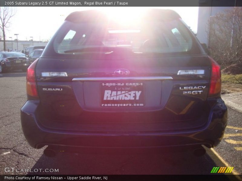 Regal Blue Pearl / Taupe 2005 Subaru Legacy 2.5 GT Limited Wagon