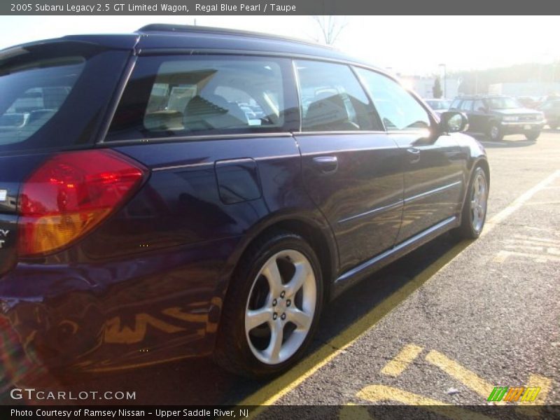 Regal Blue Pearl / Taupe 2005 Subaru Legacy 2.5 GT Limited Wagon