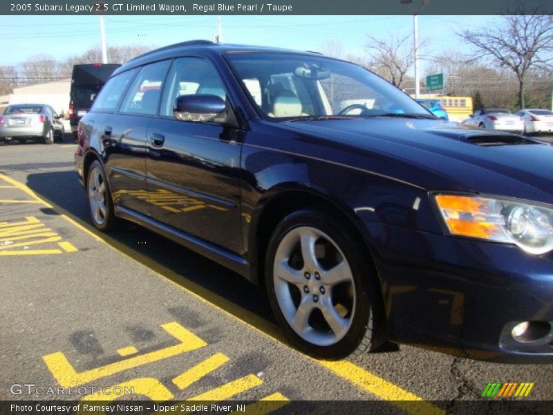 Regal Blue Pearl / Taupe 2005 Subaru Legacy 2.5 GT Limited Wagon