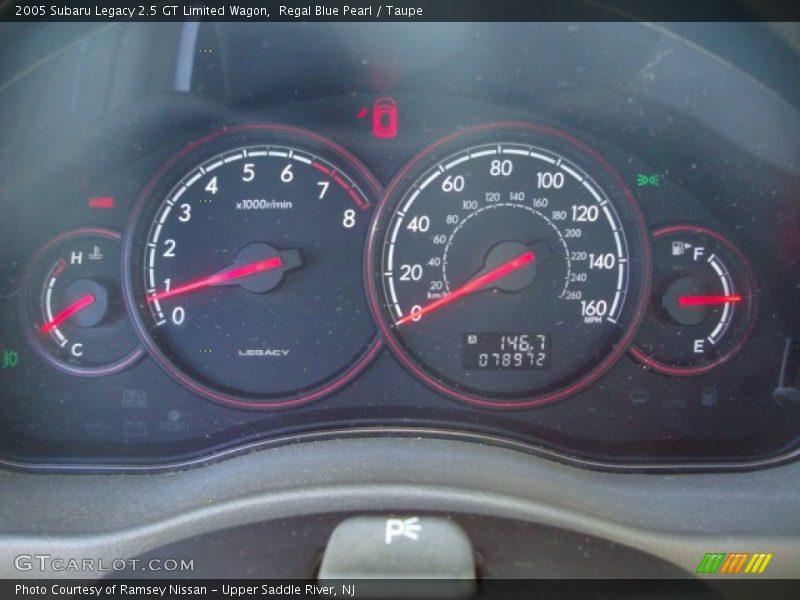  2005 Legacy 2.5 GT Limited Wagon 2.5 GT Limited Wagon Gauges