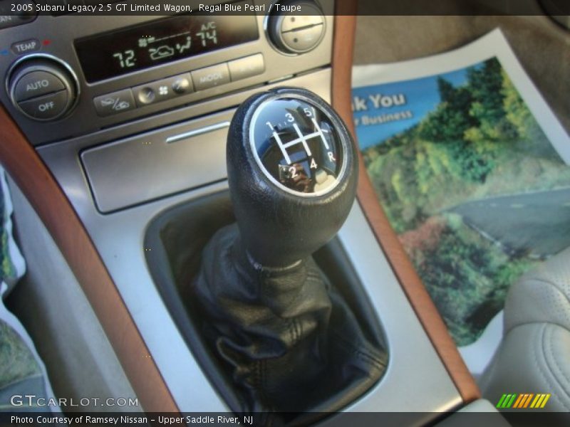  2005 Legacy 2.5 GT Limited Wagon 5 Speed Manual Shifter