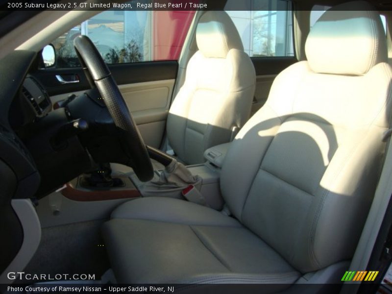 Regal Blue Pearl / Taupe 2005 Subaru Legacy 2.5 GT Limited Wagon