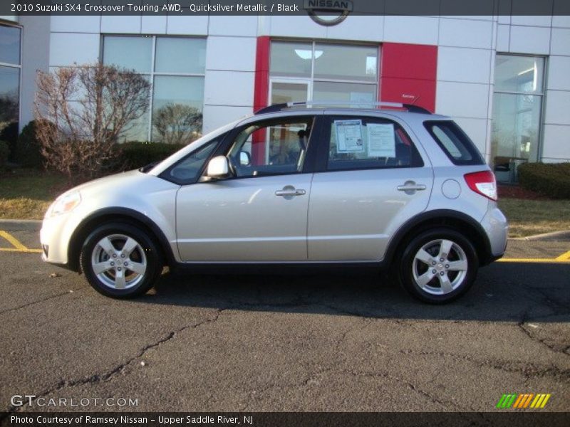Quicksilver Metallic / Black 2010 Suzuki SX4 Crossover Touring AWD
