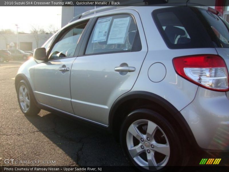 Quicksilver Metallic / Black 2010 Suzuki SX4 Crossover Touring AWD