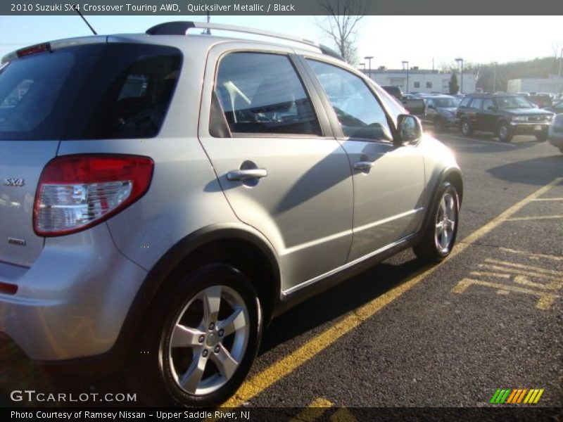 Quicksilver Metallic / Black 2010 Suzuki SX4 Crossover Touring AWD