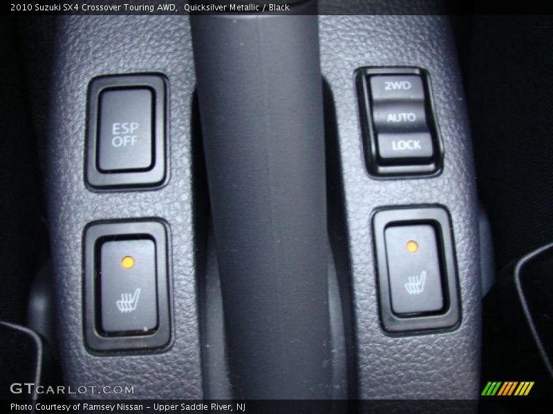 Quicksilver Metallic / Black 2010 Suzuki SX4 Crossover Touring AWD