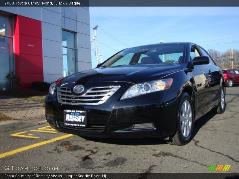 Black / Bisque 2008 Toyota Camry Hybrid
