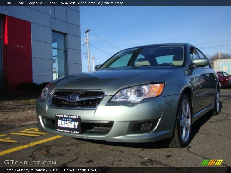 Seacrest Green Metallic / Warm Ivory 2009 Subaru Legacy 2.5i Sedan