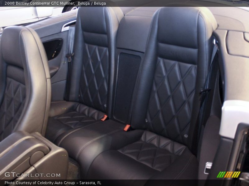 Rear Seat of 2008 Continental GTC Mulliner