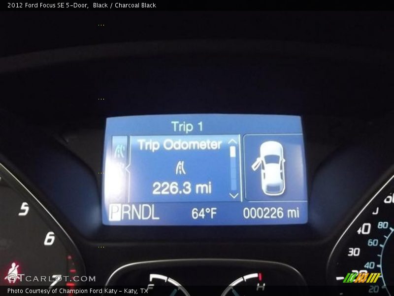 Black / Charcoal Black 2012 Ford Focus SE 5-Door