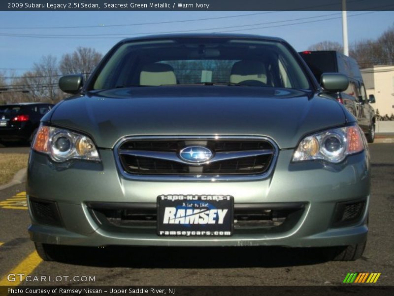 Seacrest Green Metallic / Warm Ivory 2009 Subaru Legacy 2.5i Sedan