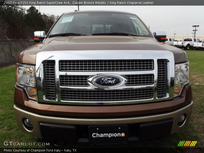 Golden Bronze Metallic / King Ranch Chaparral Leather 2012 Ford F150 King Ranch SuperCrew 4x4