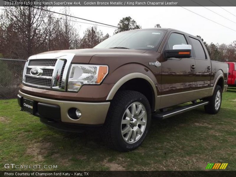 Golden Bronze Metallic / King Ranch Chaparral Leather 2012 Ford F150 King Ranch SuperCrew 4x4