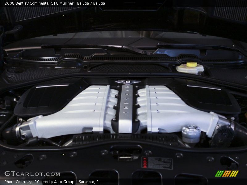  2008 Continental GTC Mulliner Engine - 6.0L Twin-Turbocharged DOHC 48V VVT W12