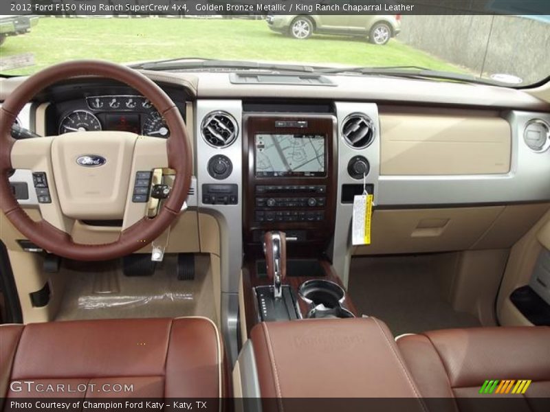 Golden Bronze Metallic / King Ranch Chaparral Leather 2012 Ford F150 King Ranch SuperCrew 4x4