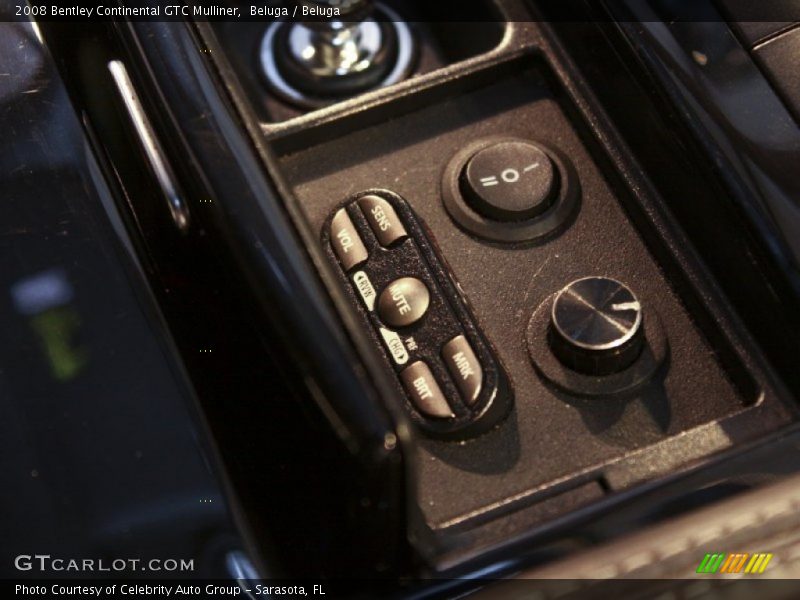 Controls of 2008 Continental GTC Mulliner