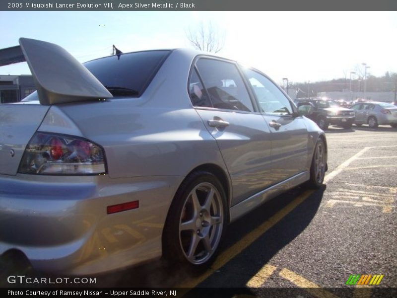 Apex Silver Metallic / Black 2005 Mitsubishi Lancer Evolution VIII